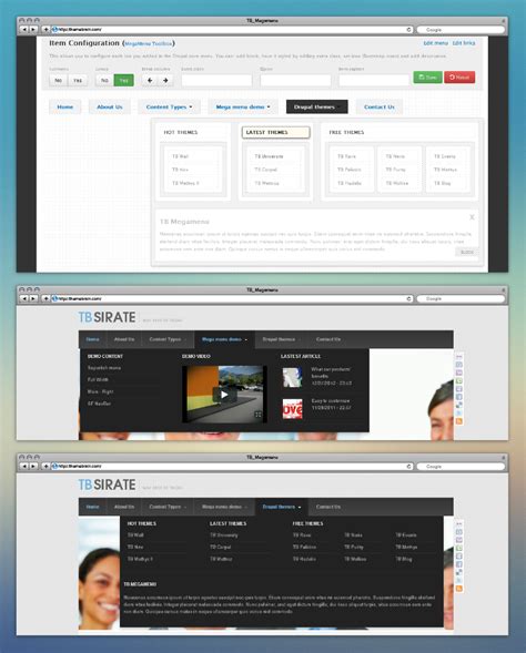 mega menu drupal